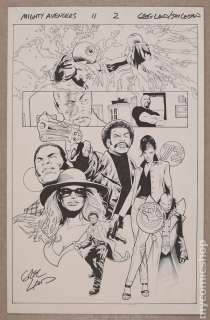 Original Art for Mighty Avengers (2013) Issue 11, Page 2 by Greg Land and Jay Leisten | mycomicshop.com
