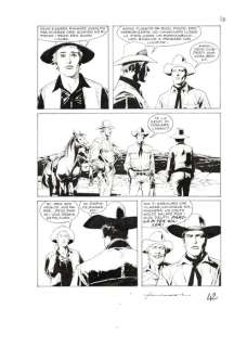 Tex speciale n. 29 - C Roi - Tavola Originale "L’orda del tramonto" - Loose page | Catawiki