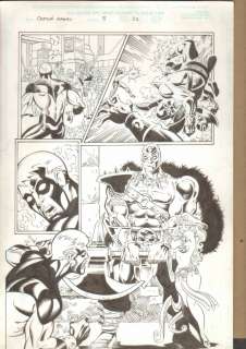 James Fry, Rey Garcia - captain marvel #5 pg. 22 - jarella with body guard (signed)
