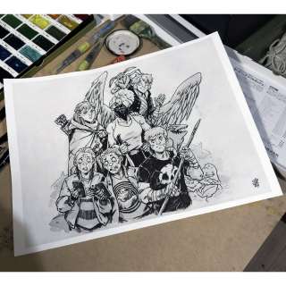 Michael Dialynas - The Worlds of James Tynion FCBD Issue (BOOM! Studios) - Original Cover Art