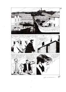 Corrado Roi | Dylan Dog Maxi n. 22 - C. Roi - Tavola Originale "Il futuro alle spalle" - Page volante - (2014) | Catawiki