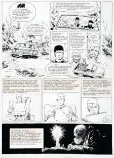 Vance | XIII, planche n°17 Ã  l’encre de Chine de l&#… | Banque Dessinée