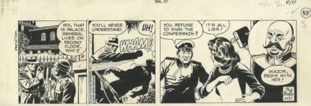 Sy Barry | The Phantom, Strip du 17 Octobre 1977 | Galerie 9ème Art