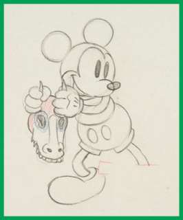 MICKEY’S MAN FRIDAY PRODUCTION DRAWING. | Hake’s