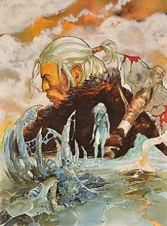 GUERA RM - The Goddamned - Illustration originale de la couverture du Comics "The Goddamned", Issue 5 "Before The Flood" - (2016)