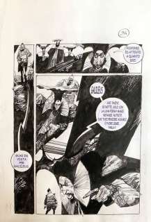 Sergio Toppi | Galileus - Sergio Toppi - Tavola originale pag. 24 - Page volante - Exemplaire unique | Catawiki