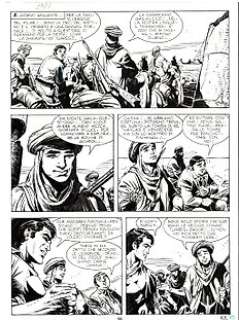 Stefano Andreucci - Zagor Zenith n. 472 - 5x Tavola Originale "Atlantis" Andreucci - Page volante - EO - (2001)