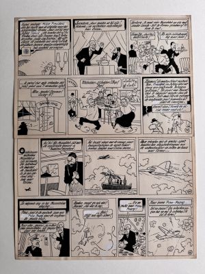 Bob de Moor Oncle Zigomar, Snoe et Snolleke “le sérum Hambras” 1951 | Comic Art Masters