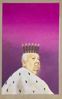 Karel Thole | Alfred Hitchcock - Kerel Thole - Copertina originale â€œSei Piccole Bareâ€ - Page volante - Exemplaire unique - (1974) | Catawiki