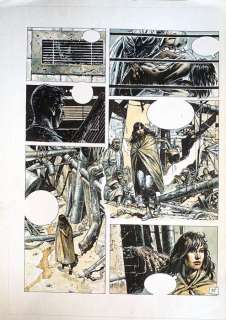 Paolo Eleuteri Serpieri | Druuna, Morbus Gravis, Charlie #43 - P. E. Serpieri - Acquerello originale Page 31 - Page volante - Exemplaire unique - (1986) | Catawiki