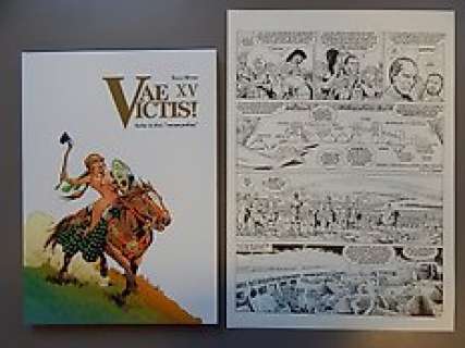 Mitton, Jean-Yves | Mitton, Jean-Yves - Originele pagina + Grootformaat album - Vae Victis! 15 - Amber in Alesi, "cursum perficio" - (2008/2016) | Catawiki