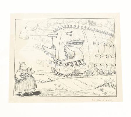 Louis de Leeuw ‘Pauvre grosse Bertha. Le nouveau monstre de guerre | Comic Art Masters