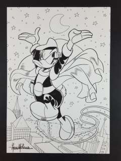 Lara Molinari | Paperinik - Lara Molinari - Illustr. Origin. "Paperinik Il Re Della Notte" - Page volante - Exemplaire unique - (2020) | Catawiki