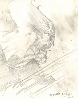 Stuart Sayger - Wolverine Pencil Commission - 2006 Signed