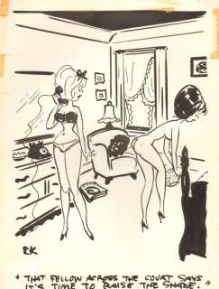 Reamer Keller - Sexy Nude Babes Gag - 1964 Humorama (10X13)