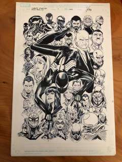 Marco Checchetto - SYMBIOTE SPIDER-MAN ALIEN REALITY #1 ORIGINAL COVER ART BY MARCO CHECCHETTO