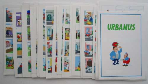 Linthout, Willy | Urbanus 21 - De sponskesrace - Originele inkleuringen (31 ex) - EO - (1989) | Catawiki