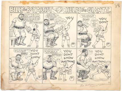 Ed Payne | Payne - Billy the Boy Painter c. 1940 NO RESERVE! | Russ Cochran