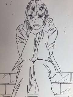 Jim | Jim - Dessin original - Une Nuit Ã  Rome - Marie | Catawiki