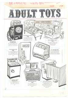 Tony Tallario | Tallario - Adult Toys, Crazy Magazine Original Comic Book Art c. 1970s | Russ Cochran