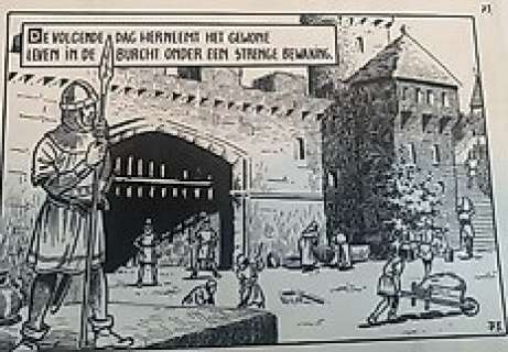 Vandersteen, Willy - De Rode Ridder 1 - Original page (p.25) - Het gebroken zwaard - (1959)