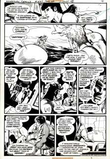 Jim Aparo - adventure comics #447 p 3 (aquaman throughout page with aqualad & aquagirl! ) 1976)