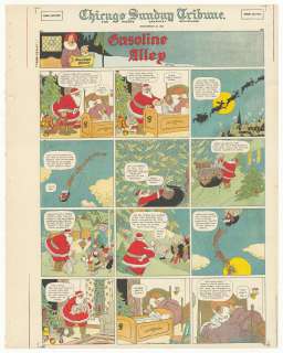 Frank King | King - Gasoline Alley, Sunday Page Color Proof, 12/23/1923 | Russ Cochran
