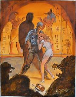 Charles, Jean-François | Charles, Jean-François - Aquarelle et acrylique originale + Carnet du Pinceau d’Or - Fox | Catawiki