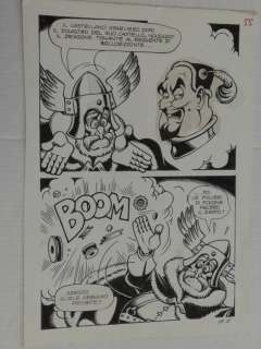 Magnus (Roberto Raviola) | Magnus, Compagnia della Forca n° 18 - Tavola Originale pag. 55 con lettering - Page volante - Exemplaire unique - (1977) | Catawiki