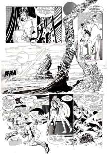 Paolo Ongaro | Futura - tavola originale "Il pianeta sconosciuto" - Page volante - (1978) | Catawiki