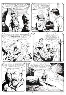 Franco Donatelli | Zagor n. 206 - 4x F.Donatelli - Tavole Originali "La Torre di Pietra" - Page volante - EO - (1982) | Catawiki