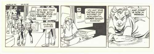 Gil Kane | Kane - STAR HAWKS, Daily Strip (1/30/1981) NO RESERVE! | Russ Cochran