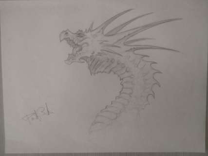 Paolo Barbieri | Dragon - paolo Barbieri Illustrazione originale The Dragon - Page volante - Exemplaire unique - (2013/2021) | Catawiki