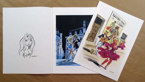 Dany | Pin Up - Portfolio Il était sept fois n°19 + dédicace - Page volante - EO | Catawiki