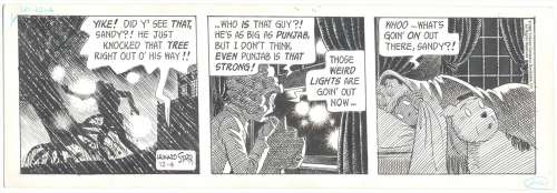Leonard Starr | Starr - LITTLE ORPHAN ANNIE Daily Strip (12/4/1982) | Russ Cochran