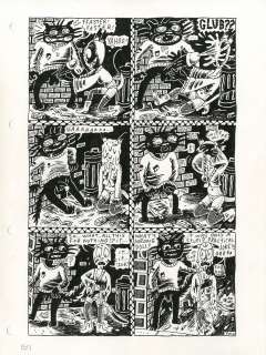 Julie Doucet - Dirty Plotte - Monkey And the Living Dead, Part 5, Page 2 Issue 5 Page 17