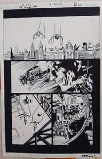 Barry Kitson - JLA Barry Kitson - 11x17 - A3 - JSA: Strange Adventures #1 - Page volante - Exemplaire unique - (2004)