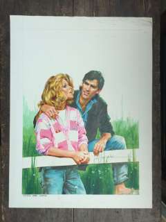 Gonzã¡Lez, José | GonzÃ¡lez, José - Original painting - Pareja en el campo - (1980’s) | Catawiki