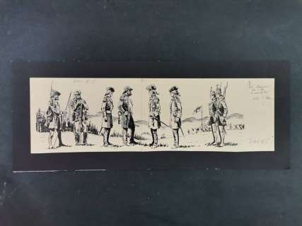 Roi D’amy | Guerre Coloniali - 1x illustrazione dedicata alle Guerre coloniali americane - Page volante - EO | Catawiki