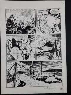 Carlo Ambrosini | Tex albo spec. n. 19 - C. Ambrosini - Tavola originale Firmata "Il Prezzo della Vendetta" - Page volante - Exemplaire unique - (2005) | Catawiki