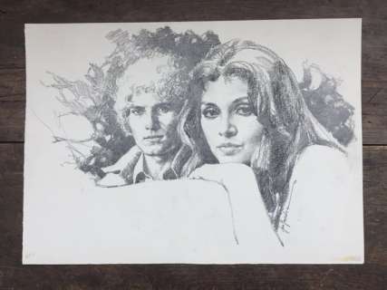 Gonzã¡Lez, José | GonzÃ¡lez, José - Original drawing - Pareja rubia - (1980) | Catawiki