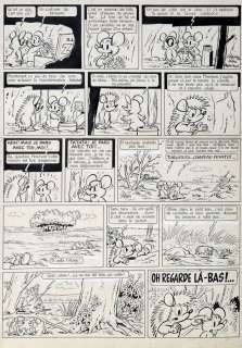 Macherot | Chlorophylle, planche n°28 Ã  l’encre de Chin… | Millon