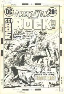 1972 Our Army At War #251 Cover Art - Joe Kubert | Weiss Auctions