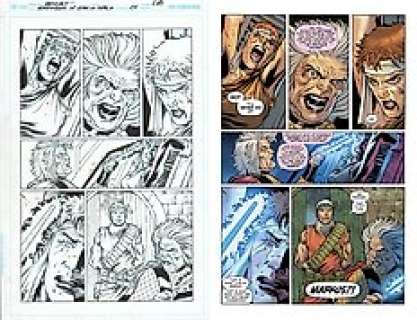 JesÃºs Merino - Mysteries of Love in Space 1 - Original page with Jack KirbyÂ´s GRANNY GOODNESS by JesÃºs Merino - Exemplaire unique - (2018)