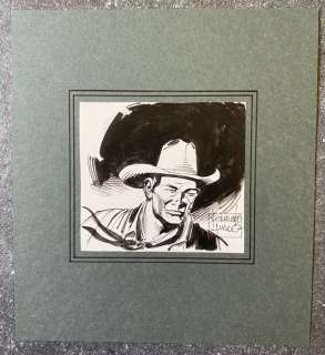 Fusco, Fernando | Tex - Portrait Tex Willer - Page volante - Exemplaire unique | Catawiki