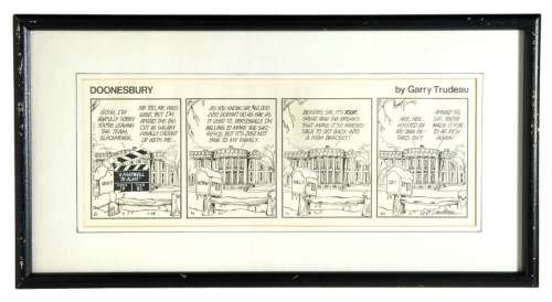 "DOONESBURY" ORIGINAL DAILY STRIP ART. | Hake’s