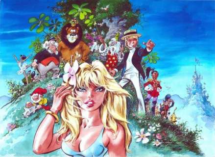 Lot 506 - Dany. Illustration originale Olivier Rameau