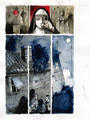 “Hellboy – the Monster of Nivola” – tav.12 | Cart Gallery