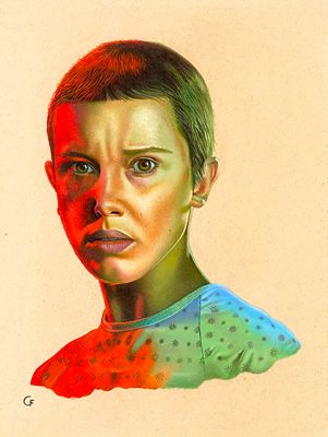 Coco, Francesco | “Millie Bobby Brown: Eleven” – illustrazione | Cart Gallery