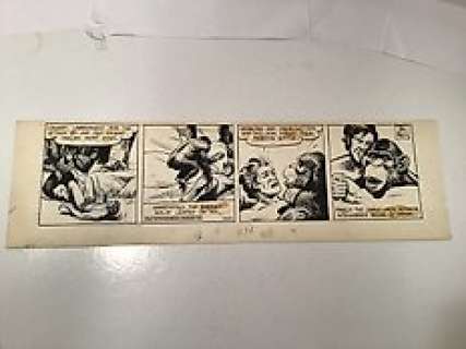 Rex Maxon | Maxon, Rex - Tarzan - Original inked strip - Strip #2422 - Page volante - (1947) | Catawiki